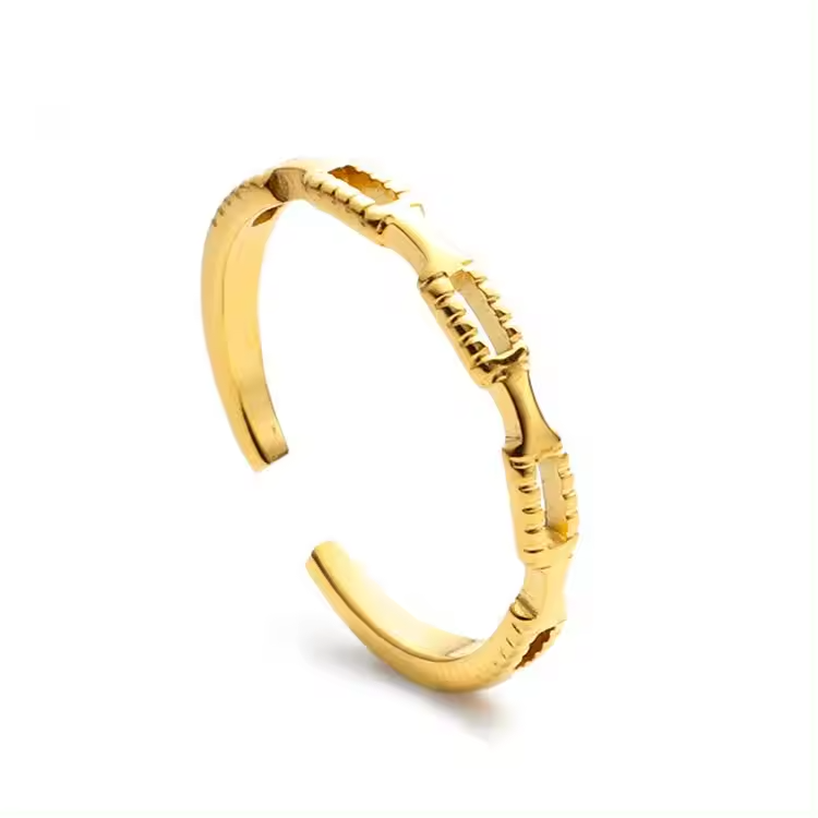 Ring met fijne schakels