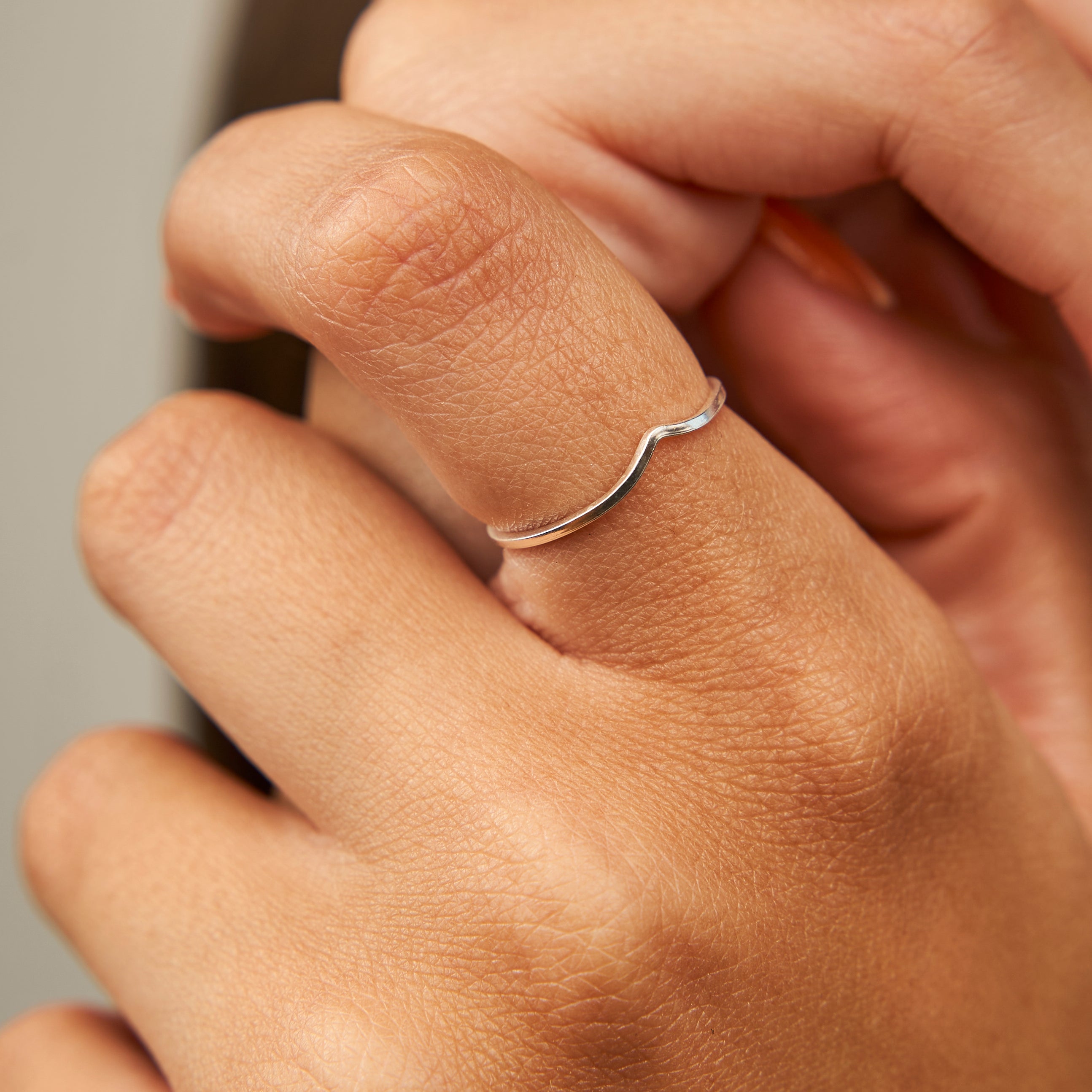 Ring met mini-golfpatroon