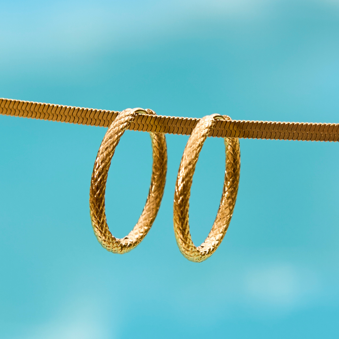 Slangvormige oorringen