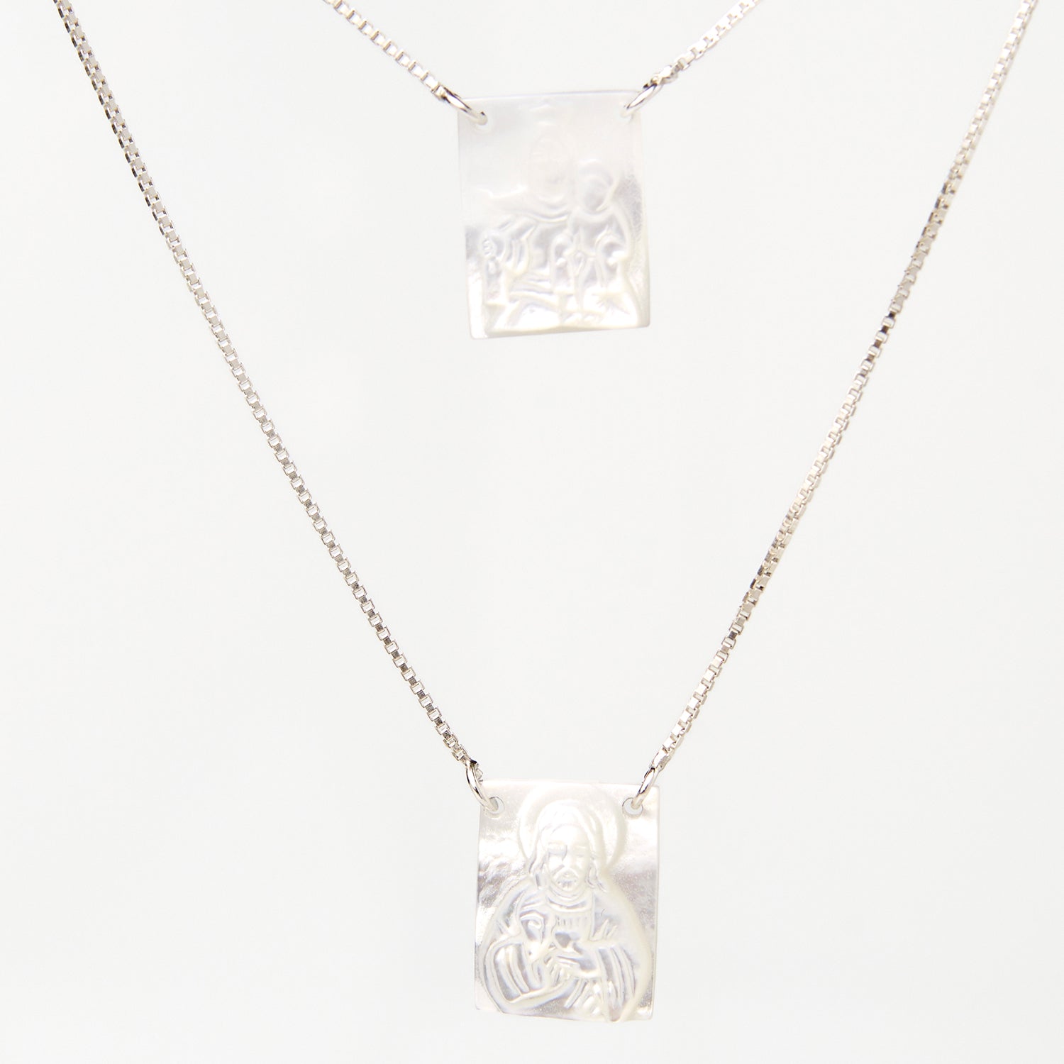 Scapulierketting van parelmoer