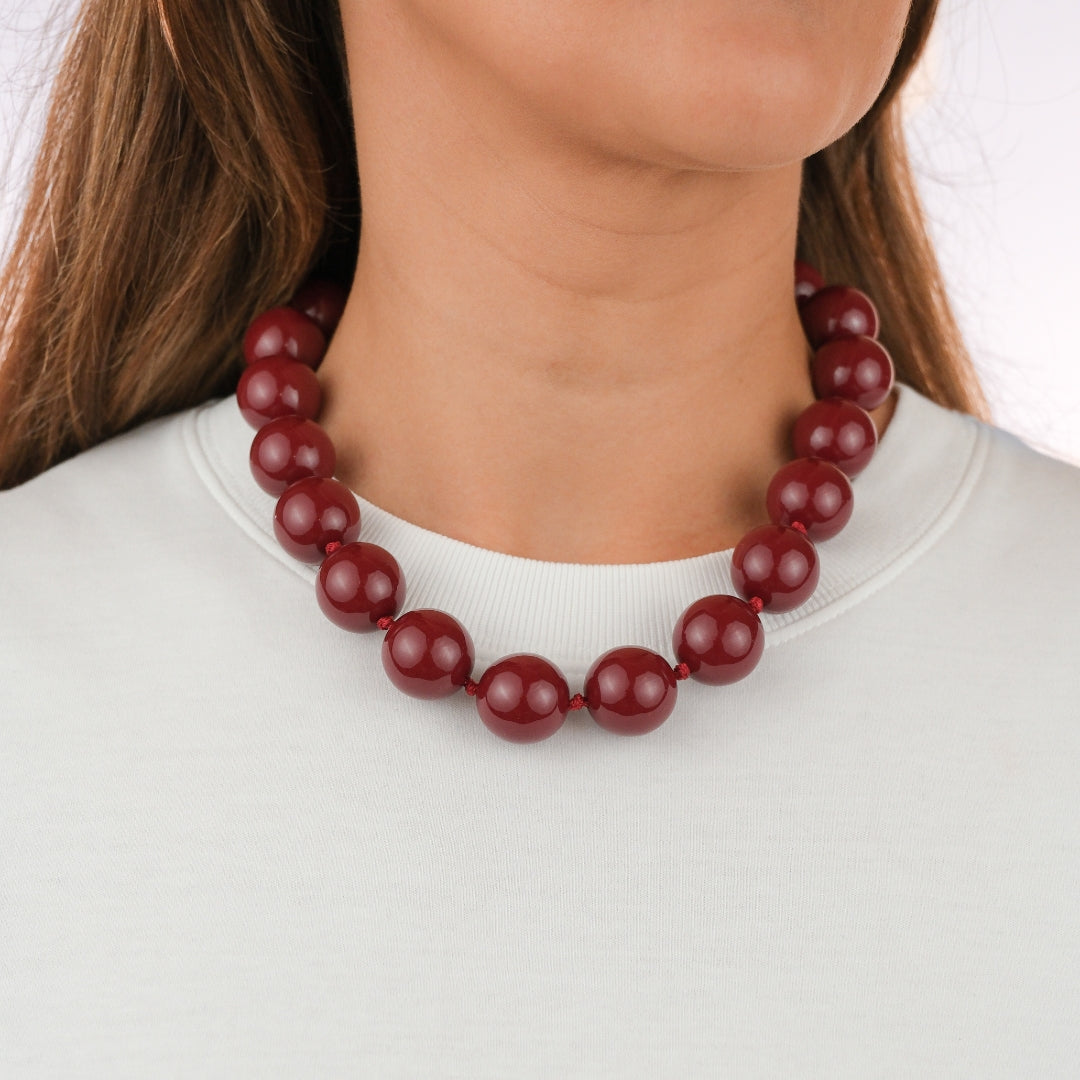 Ketting met bolvormig detail